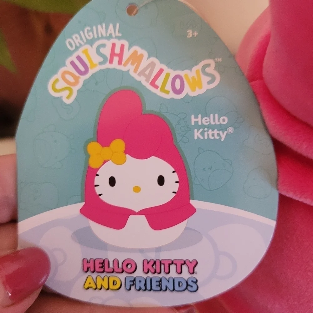 New 2024 Squishmallow Hello Kitty Sanrio Pink & Yellow Bow My Melody 12 inch